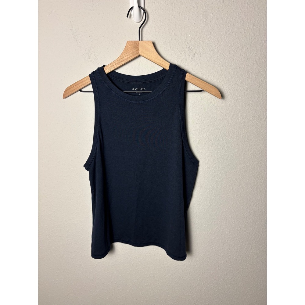 Athleta Uptempo Tank Blue Heather Activewear Top Small 511863-04